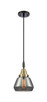 Innovations - 447-1P-BAB-G173 - One Light Mini Pendant - Caden - Black Antique Brass