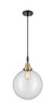 Innovations - 447-1P-BAB-G202-12 - One Light Mini Pendant - Caden - Black Antique Brass