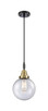 Innovations - 447-1P-BAB-G204-8 - One Light Mini Pendant - Caden - Black Antique Brass