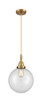 Innovations - 447-1P-BB-G202-10 - One Light Mini Pendant - Caden - Brushed Brass