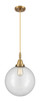 Innovations - 447-1P-BB-G202-12 - One Light Mini Pendant - Caden - Brushed Brass