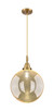 Innovations - 447-1P-BB-G208-12 - One Light Mini Pendant - Caden - Brushed Brass