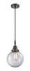 Innovations - 447-1P-BK-G202-8 - One Light Mini Pendant - Caden - Matte Black