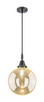 Innovations - 447-1P-BK-G208-10 - One Light Mini Pendant - Caden - Matte Black