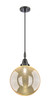 Innovations - 447-1P-BK-G208-12 - One Light Mini Pendant - Caden - Matte Black
