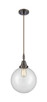 Innovations - 447-1P-OB-G202-10 - One Light Mini Pendant - Caden - Oil Rubbed Bronze