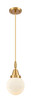 Innovations - 447-1P-SG-G201-6 - One Light Mini Pendant - Caden - Satin Gold