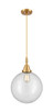 Innovations - 447-1P-SG-G202-12 - One Light Mini Pendant - Caden - Satin Gold