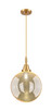Innovations - 447-1P-SG-G208-12 - One Light Pendant - Caden - Satin Gold Innovations - 447-1P-SG-G208-12 - One Light Pendant - Caden - Satin Gold