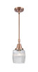 Innovations - 447-1S-AC-G302-LED - LED Mini Pendant - Caden - Antique Copper