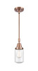 Innovations - 447-1S-AC-G314 - One Light Mini Pendant - Caden - Antique Copper