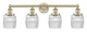 Innovations - 616-4W-AB-G302 - Four Light Bath Vanity - Edison - Antique Brass