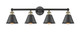 Innovations - 616-4W-BAB-M8-BK - Four Light Bath Vanity - Edison - Black Antique Brass