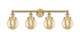 Innovations - 616-4W-BB-G208-6 - Four Light Bath Vanity - Edison - Brushed Brass