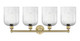Edison Four Light Bath Vanity (616-4W-BB-G559-8SDY)