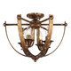 Victoria Four Light Pendant (0815-4SF HG)