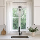Drop One Light Pendant (2088-12P BLK-CLR)
