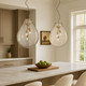 Drop Three Light Pendant (2088-20P BCB-CLR)
