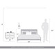 Equinox One Light Wall Sconce (2351-A1W BLK-BRN)