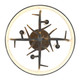 Arboreal Four Light Semi-Flush Mount (4500-4SF ABI)