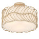 Simbolo Three Light Semi-Flush Mount (4501-3SF AM)