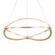 Golden - 7916-24 AGL - LED Chandelier - Spirale - Anodized Gold