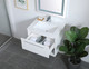 Kasper Single Bathroom Floating Vanity (VF43024WH)