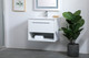 Kasper Single Bathroom Floating Vanity (VF43024WH)