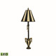 ELK Home - 91-234-LED - LED Table Lamp - Carnival Stripe - Antique Black