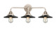 Innovations - 288-3W-PN-M6-BK - Three Light Bath Vanity - Nouveau 2 - Polished Nickel
