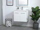 Rasina Single Bathroom Floating Vanity in White (173-VF44024WH)