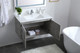 Rasina Single Bathroom Floating Vanity in Concrete Grey (173-VF44036CG)