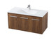 Rasina Single Bathroom Floating Vanity in Walnut Brown (173-VF44040WB)
