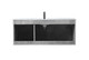 Rasina Single Bathroom Floating Vanity in Concrete Grey (173-VF44048CG)