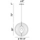 Abruzzo One Light Pendant (31873-017)