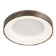 Justice Designs - ACR-4052-OPAL-LTBZ - LED Flush-Mount - Acryluxe - Light Bronze