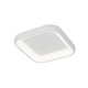 Justice Designs - ACR-4071-OPAL-WHTE - LED Flush-Mount - Acryluxe - Matte White
