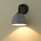 Zoey One Light Wall Sconce (6956-1W BLK-MGY)