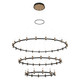 Eurofase - 37046-019 - LED Chandelier - Albany - Brass-Black Mix