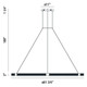 Admiral LED Chandelier (37055-011)