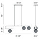 Phillimore LED Linear Chandelier (37350-017)