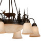 Bryce Nine Light Chandelier (CH55406BBZ)
