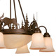 Yellowstone Nine Light Chandelier (CH55606BBZ)
