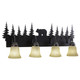 Vaxcel - VL55704BBZ - Four Light Vanity - Bozeman - Burnished Bronze
