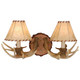 Lodge Two Light Wall Sconce (WL33042NS)