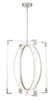 George Kovacs - P2266-084-L - LED Pendant - Double Take - Brushed Nickel
