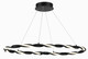 George Kovacs - P5482-66A-L - LED Pendant - Convolution - Coal Black