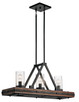 Kichler - 43433AUB - Six Light Linear Chandelier - Colerne - Auburn Stained Finish