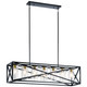 Kichler - 44082BK - Seven Light Linear Chandelier - Moorgate - Black