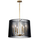 Kichler - 44167BK - Six Light Chandelier - Linara - Black